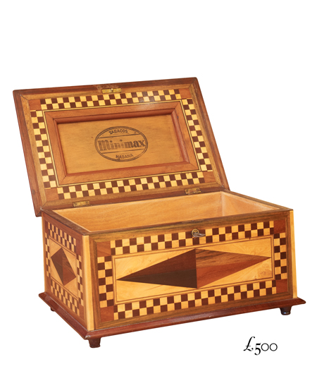 Minimax antique cigar cabinet