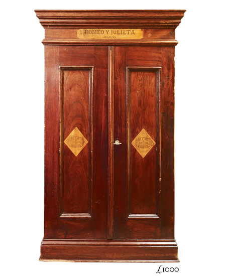 Romeo antique cigar cabinet