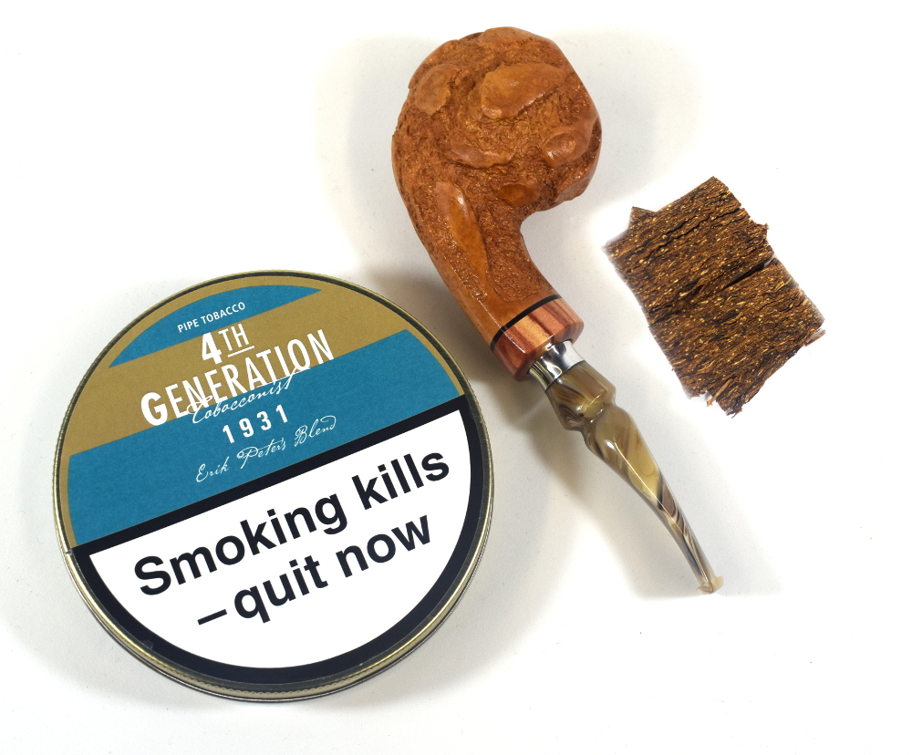 Erik Stokkebye 4th Generation 1931 Erik Peters Blend Flake Pipe Tobacco