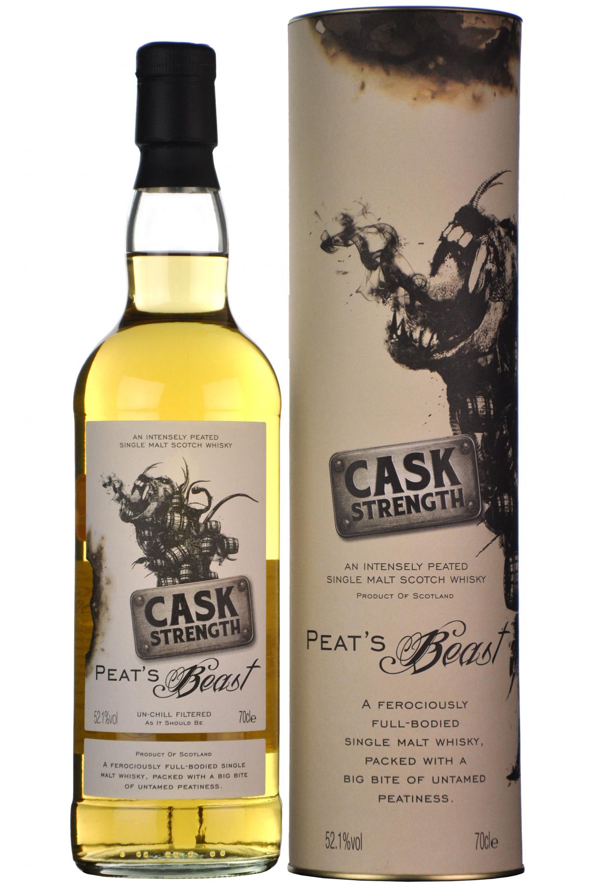 Peats Beast Cask Strength - 52.1% 70cl