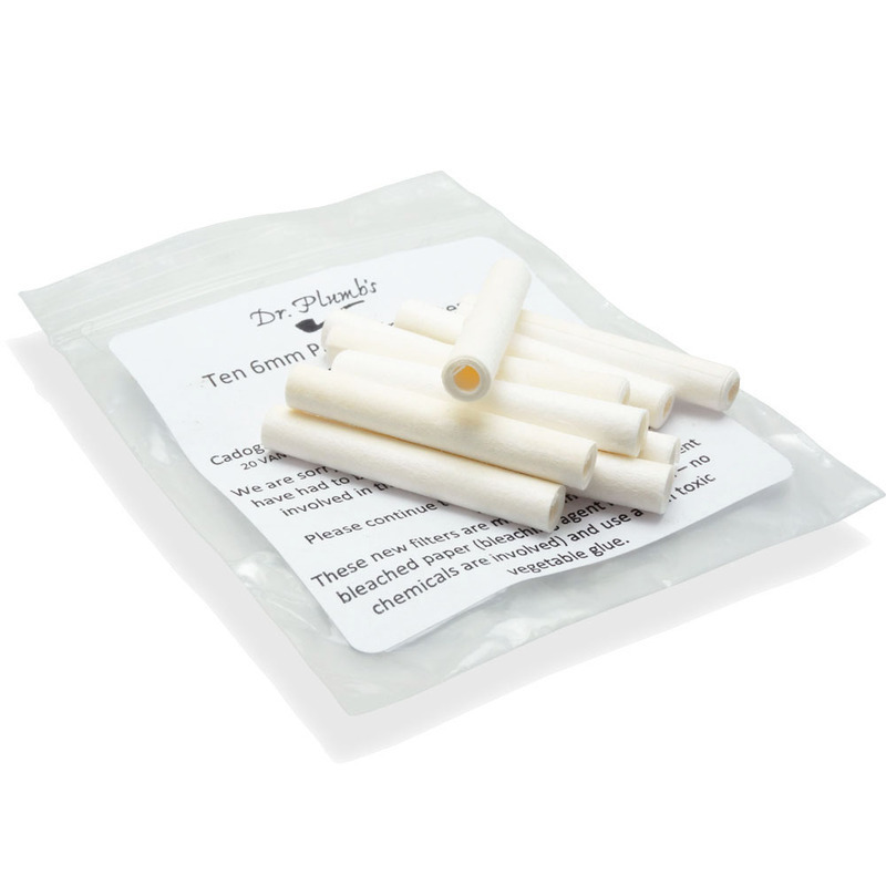 Dr Plumb 6mm Paper Pipe Filters 10's
