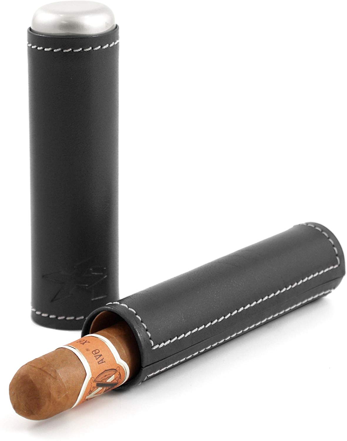 Xikar Envoy Single Cigar Crush Proof Case - Black