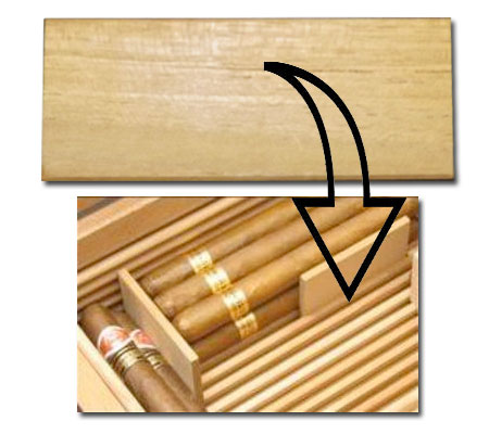 Adorini Humidor Divider - Horizontal - Extra