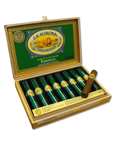 La Aurora Preferidos Robusto Cigars - Emerald - Box of 8