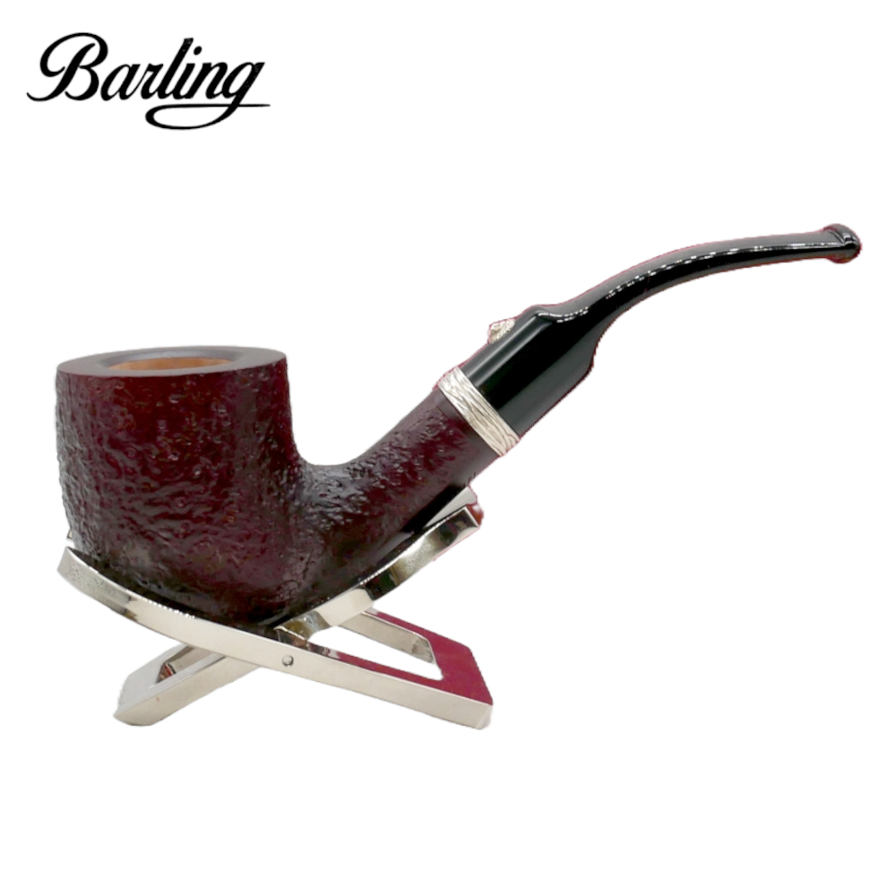Barling Nelson Fossil 1823 Fishtail 9mm Pipe (BAR142)