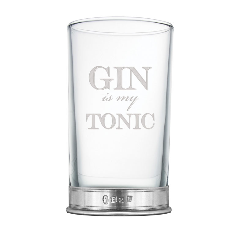 Gin is my Tonic 8 3/4oz Single Gin Hiball Glass - BAR206