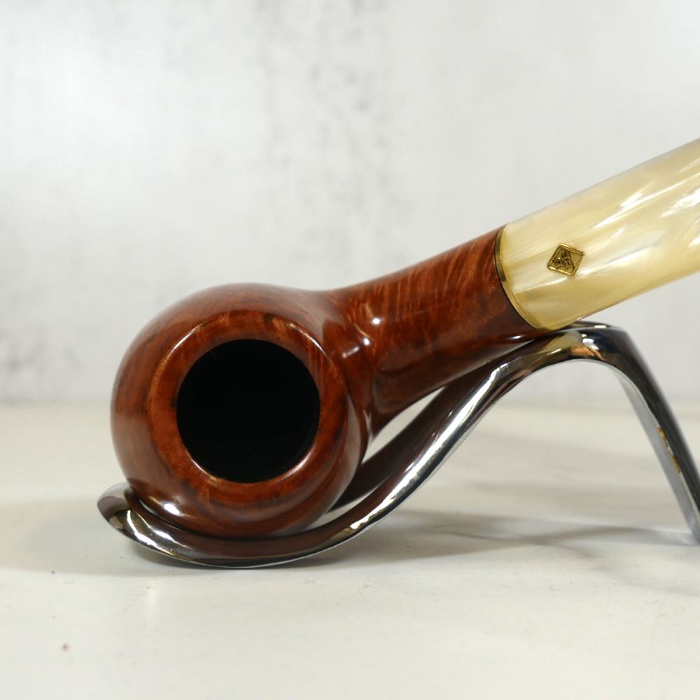 BBB Tortoise Smooth Brown Apple Full Bent Briar 317 Metal Filter Pipe ...