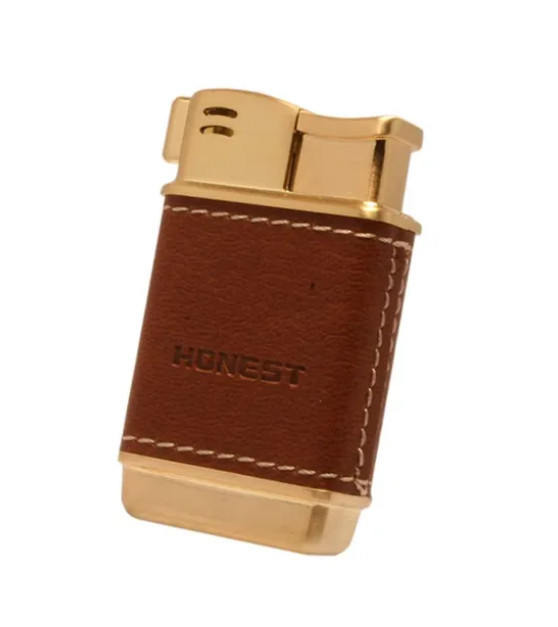 Honest Boyd Pipe Lighter - Gold & Tan (HON04)