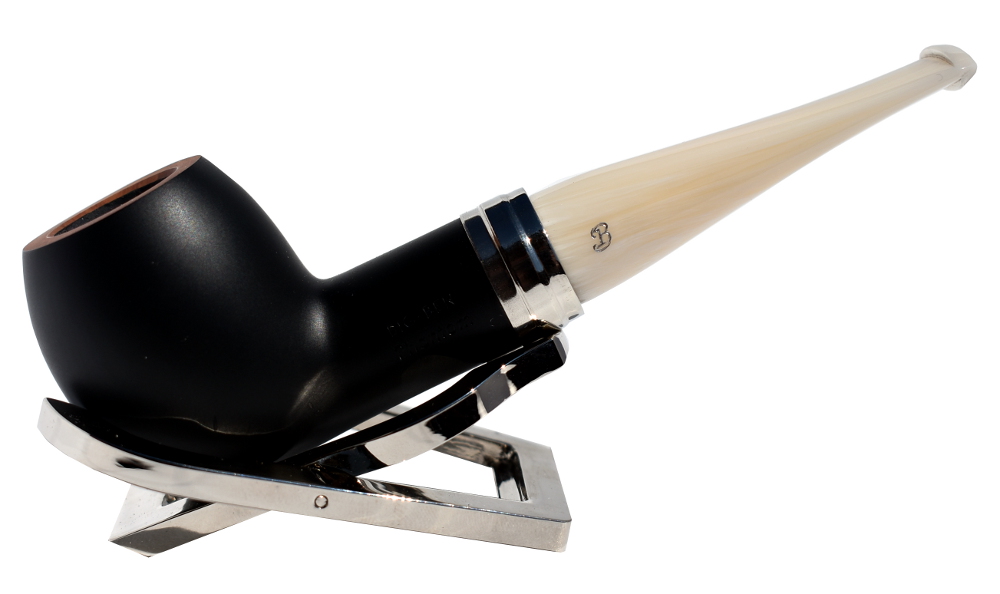 BigBen Phantom 420 Matte Black Horn 9mm Filter Fishtail Pipe (BIG14)