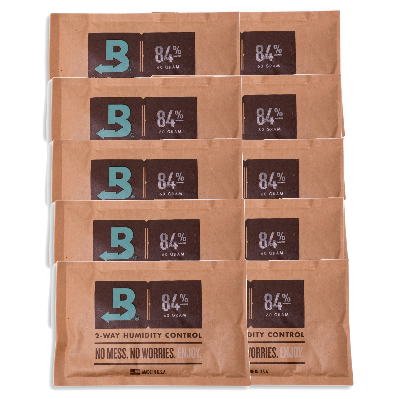 Boveda Humidor Seasoning 60g Pack 84 RH 10 Packs