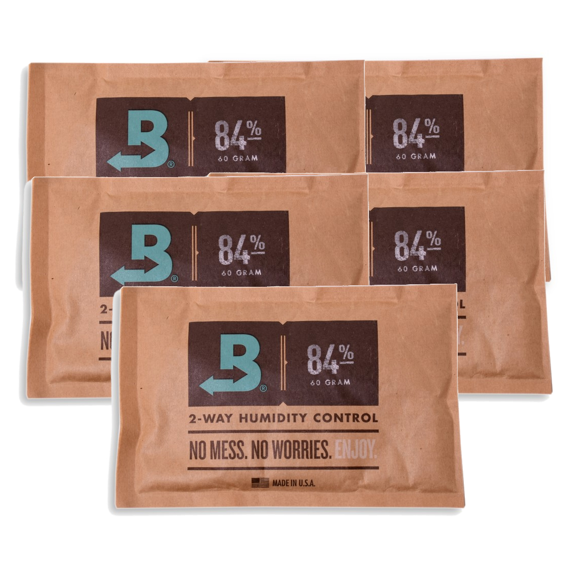 Boveda Humidor Seasoning 60g Pack 84 RH 5 Packs