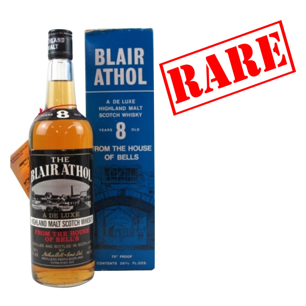 Blair Athol 8 Year Old 1970s Single Malt Scotch Whisky 70 Proof 26 2/