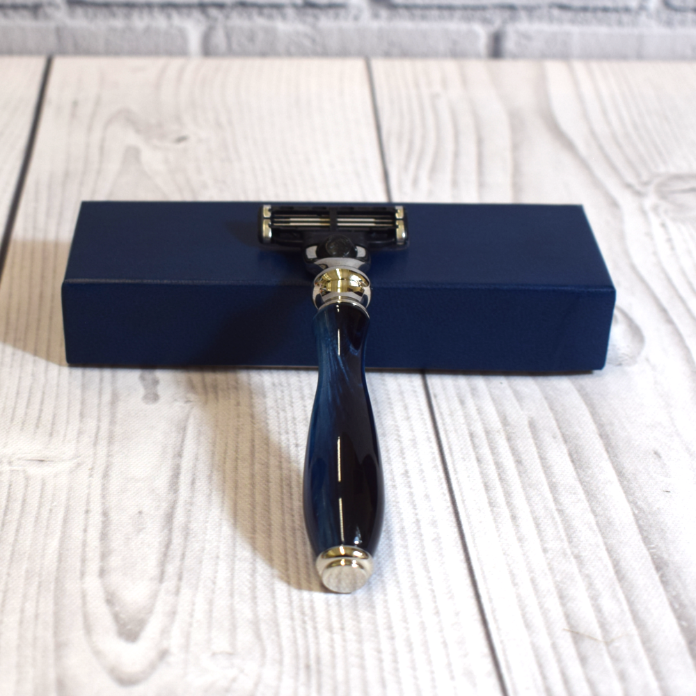 Vulfix Old Original Gillette Head Blue Handle Razor