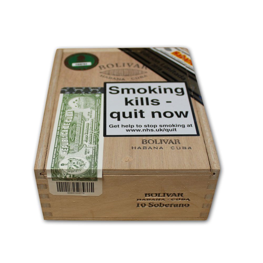 Bolivar Limited Edition 2018 Soberanos Cigar Box of 10