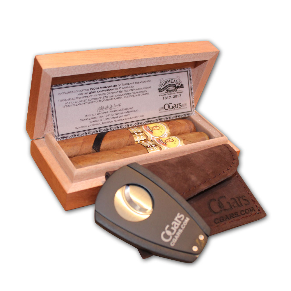 Turmeaus 200th Anniversary Twin Pack With X4 Cutter - Bolivar Royal Corona