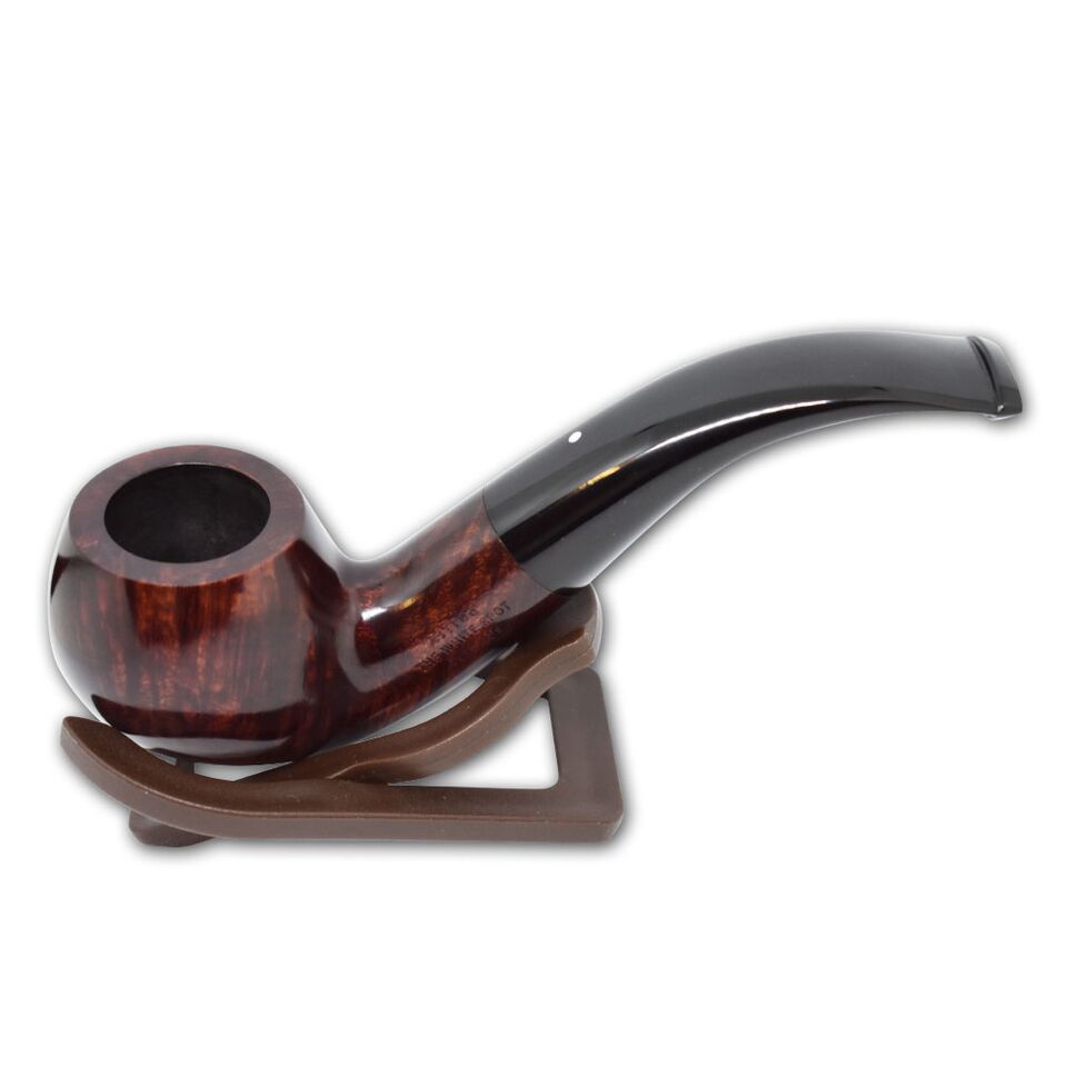 Alfred Dunhill Pipe - The White Spot Bruyere Bent Pipe (3129)