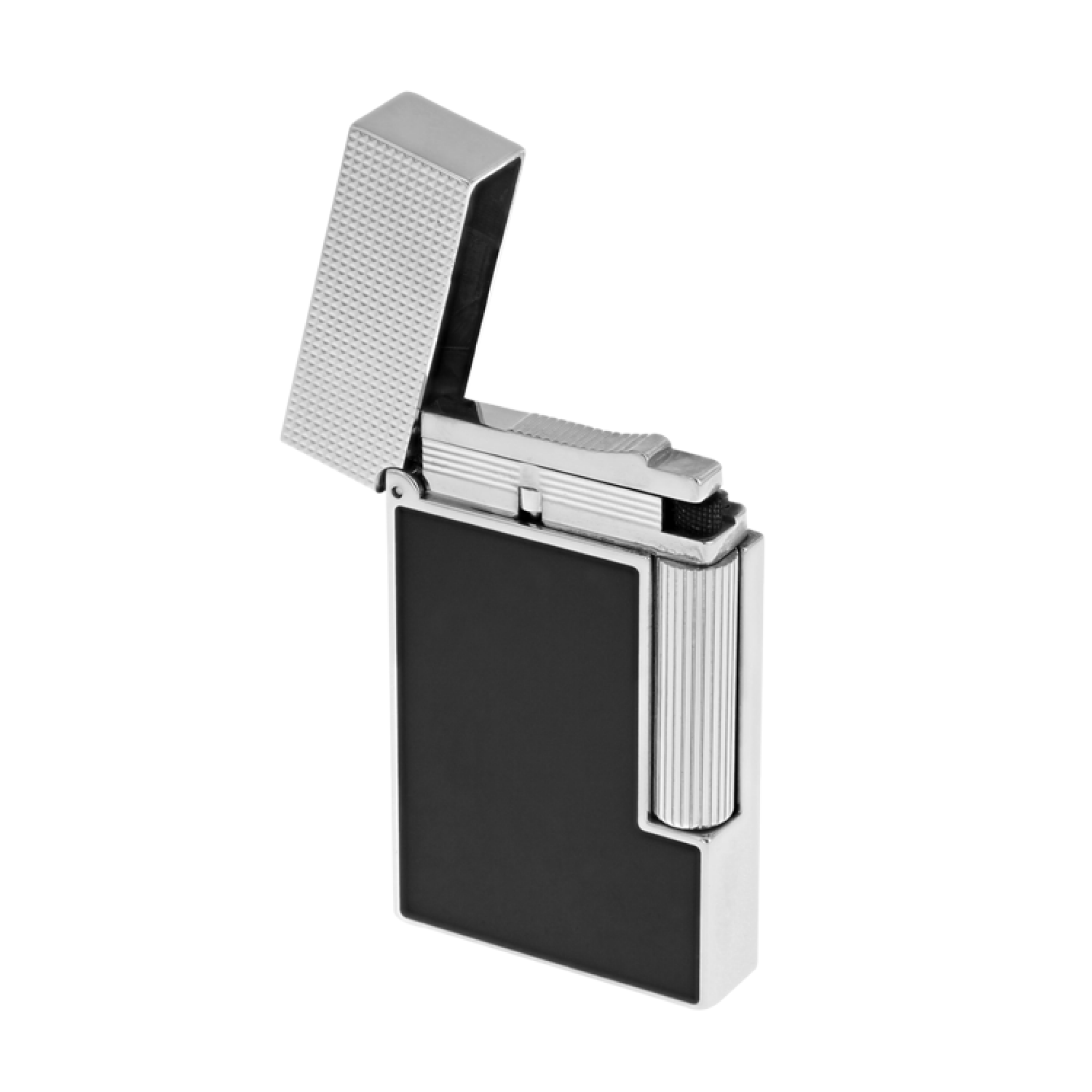 ST Dupont Lighter Ligne 2 Micro Black Lacquer Palladium