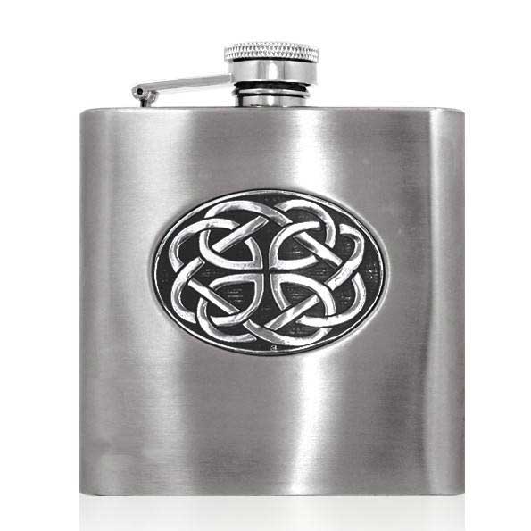 6oz Stainless Steel Hip Flask - CEL852