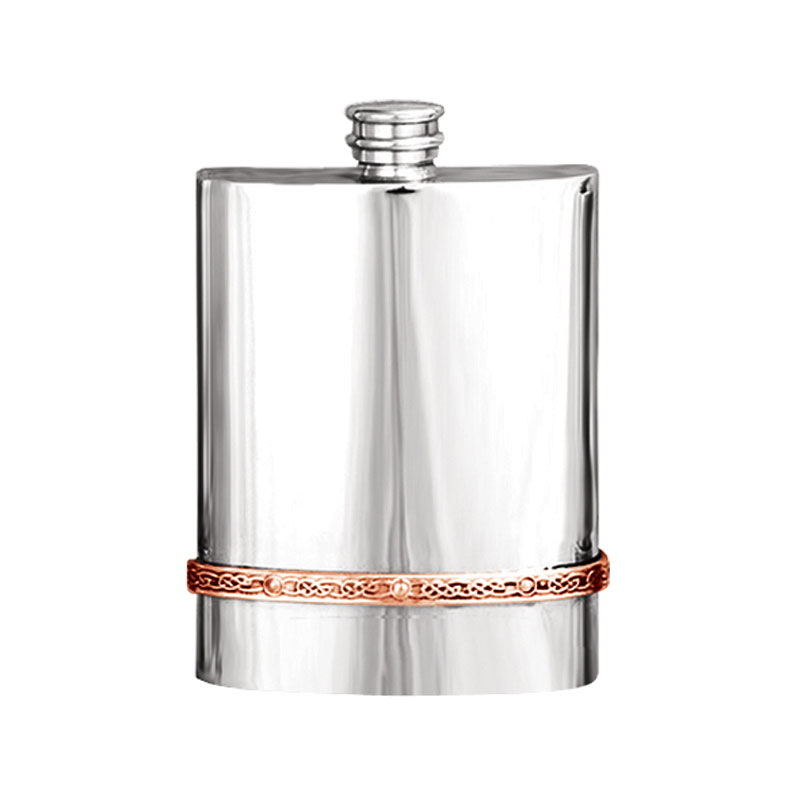 6oz Pewter Hip Flask - CEL973