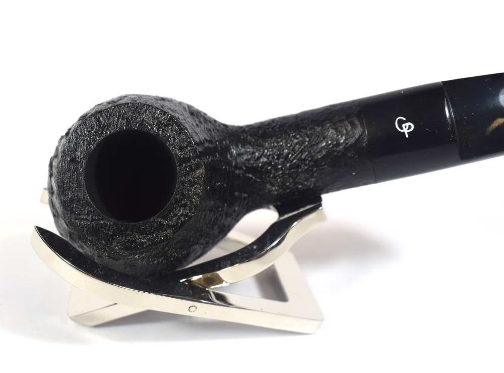 Charatan Grosvenor 2651 Banker Sandblast Fishtail Pipe (CHA014)