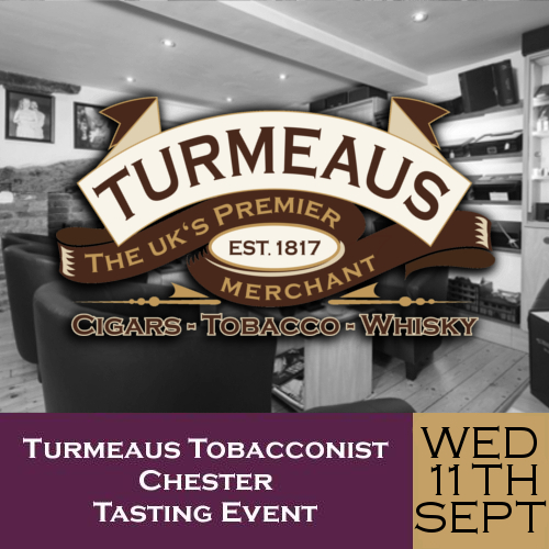 Turmeaus Chester Whisky & Cigar Tasting Event - 11/09/19