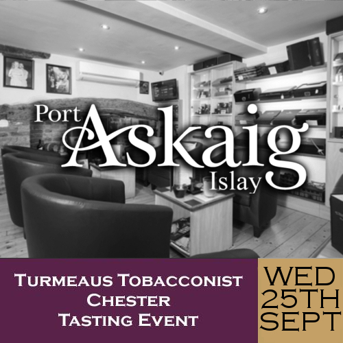 Turmeaus Chester Whisky & Cigar Tasting Event - 25/09/19