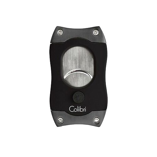 Colibri S Cut Ez-Cut Cigar Cutter - Black & Gunmetal