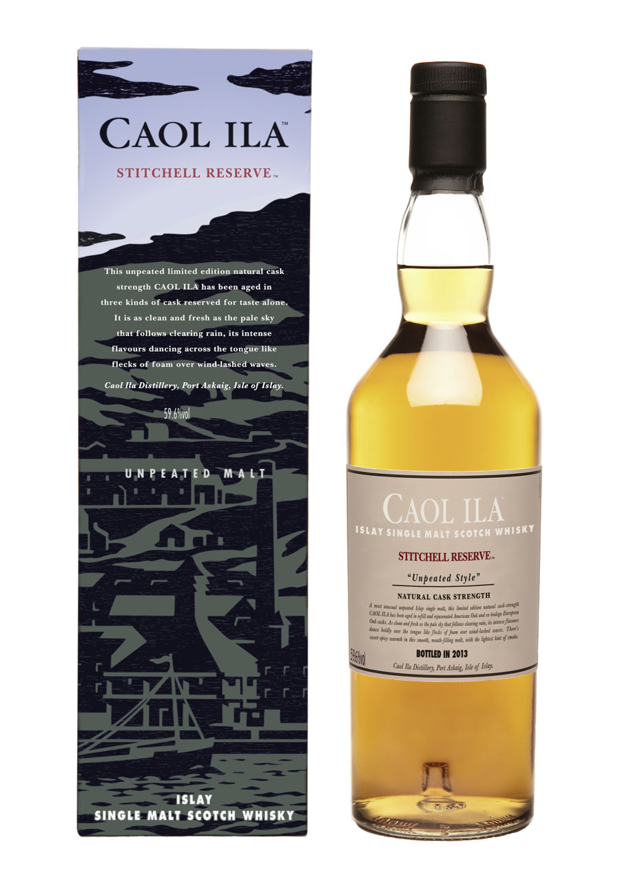 Caol Ila Unpeated Stitchell Reserve (2013 Release) -  70cl 59.6%