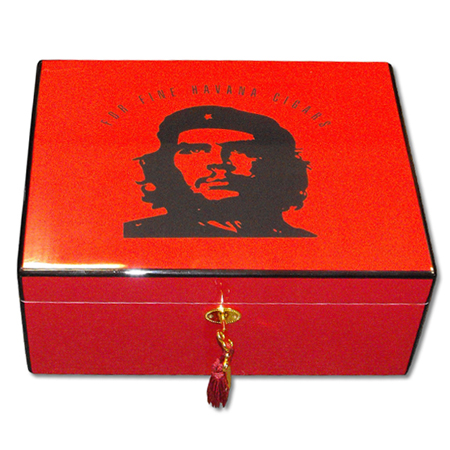 The Revolution Cigar Humidor - Red - 50 Cigar Capacity