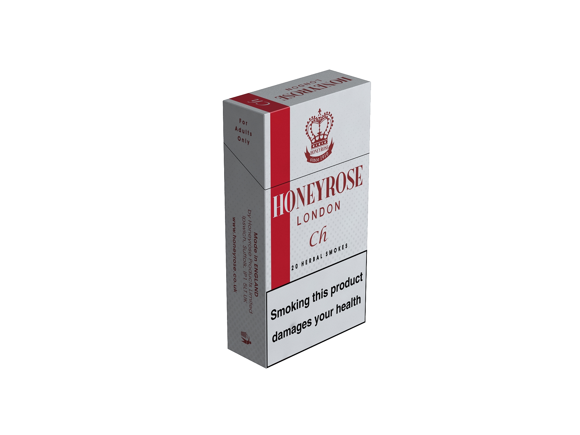 Honeyrose London CH Flip Top - 20 Packs of 20 Herbal cigarettes (400)