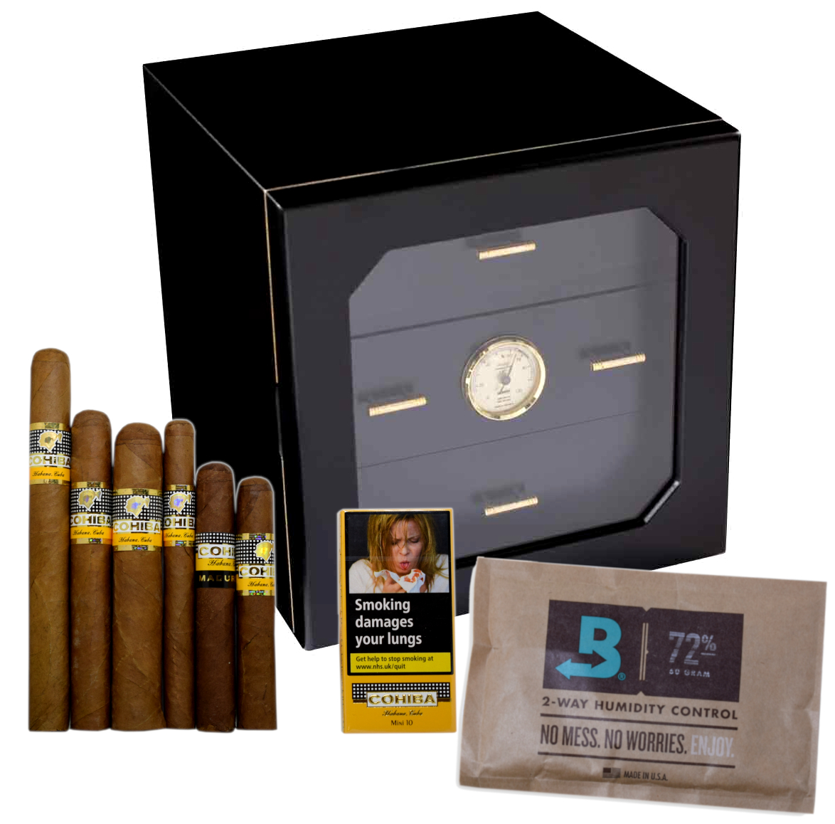 Adorini Chianti Deluxe Humidor + Mixed Cohiba Selection Compendium