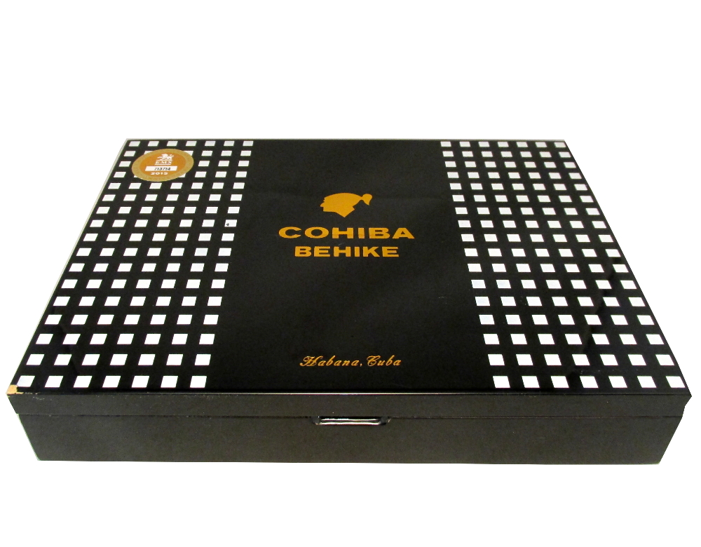 Empty Cohiba Behike Varnished Cigar Box - BHK 54