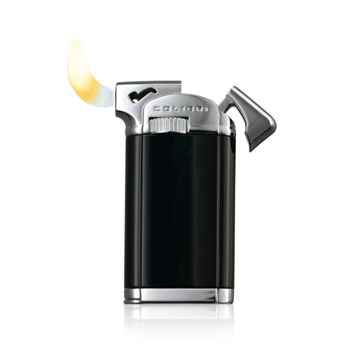 Colibri Connaught II (Pipe Lighter) - Black/Silver