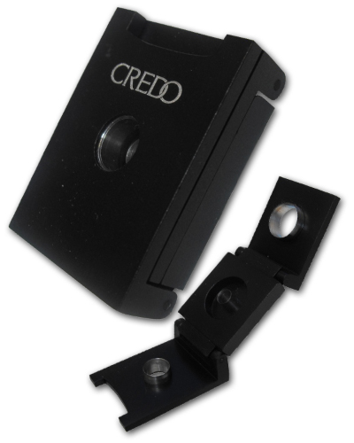 Credo 3 in 1 Cigar Punch Cutter - Square - Black