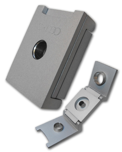 Credo 3 in 1 Cigar Punch Cutter - Square - Silver