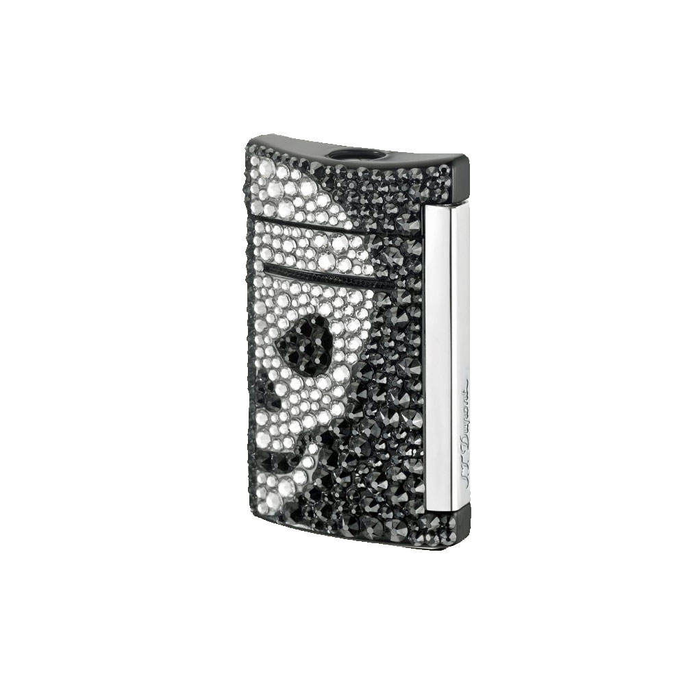 ST Dupont Lighter - Minijet - Swarovski Skull