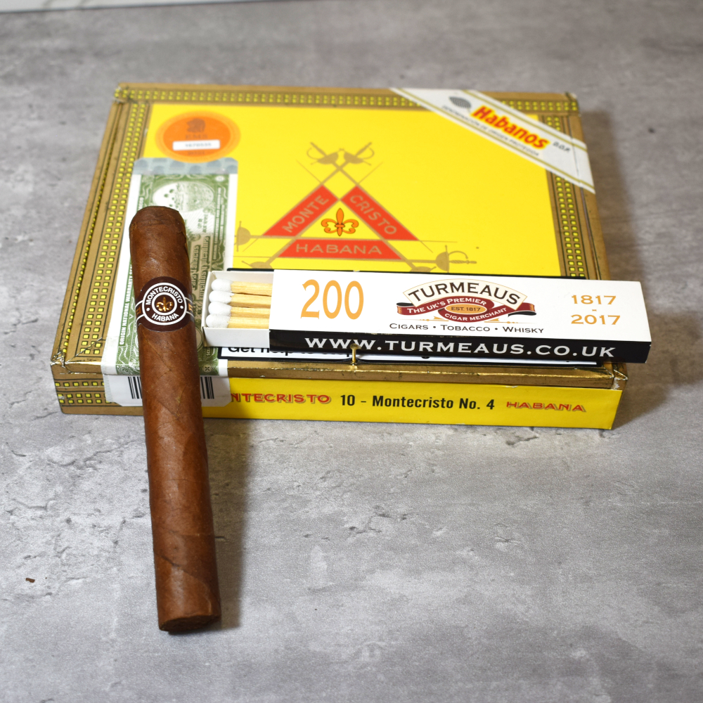 Montecristo No. 4 Cigar - Box of 10 | Montecristo Cigars