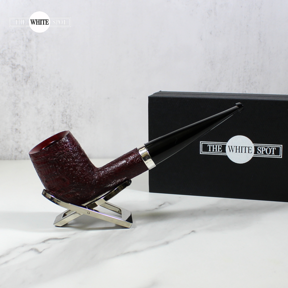 Alfred Dunhill - The White Spot Ruby Bark 6103 Group 6 Billiard 