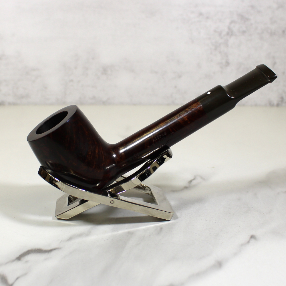 Alfred Dunhill - The White Spot Shell Briar 3108 Group 3 Bent Rhodesian ...