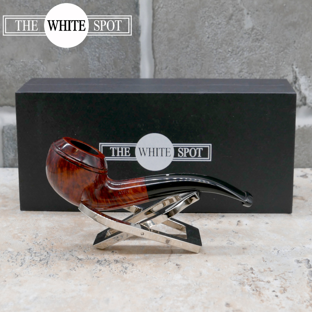 Alfred Dunhill - The White Spot Amber Root 2108 Group 2 Bent Rhodesian ...