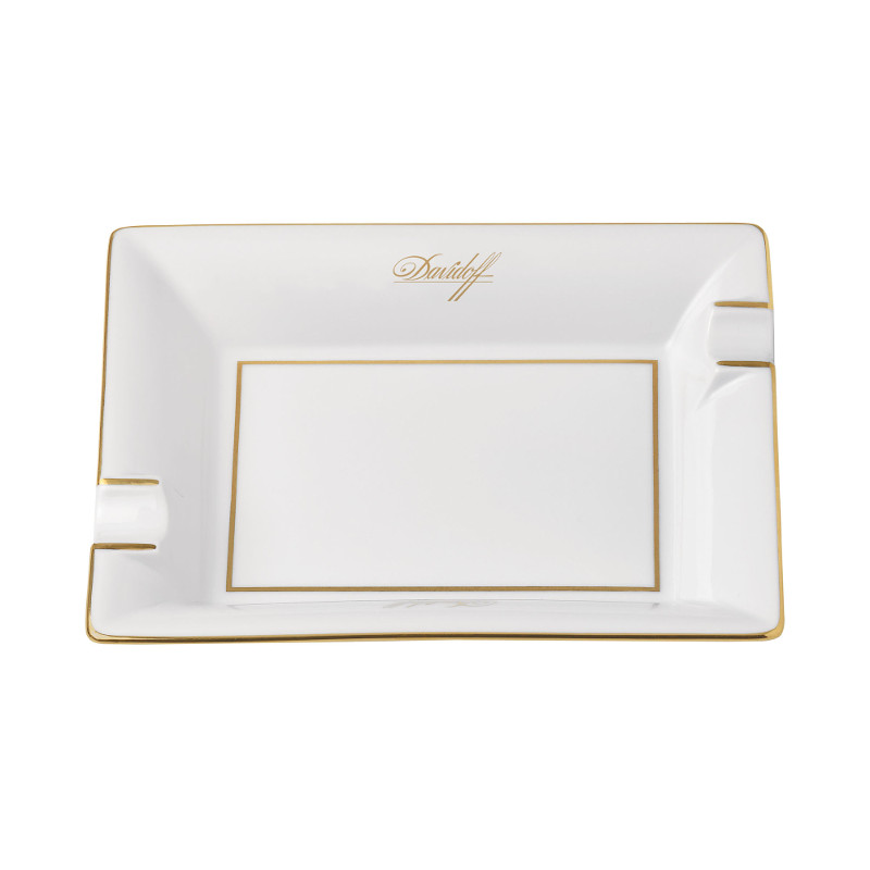 Davidoff Ashtray White　ダヴィドフ　ダビドフ　灰皿 Ashtray Porcelain Round