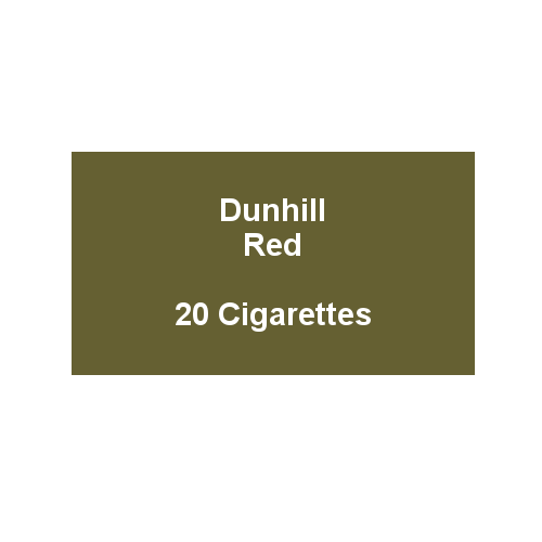 Dunhill King Size Red - 1 Pack of 20 cigarettes (20)
