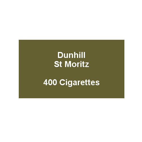 Dunhill St Moritz Menthol - 20 Packs of 20 cigarettes (400) - End of Line