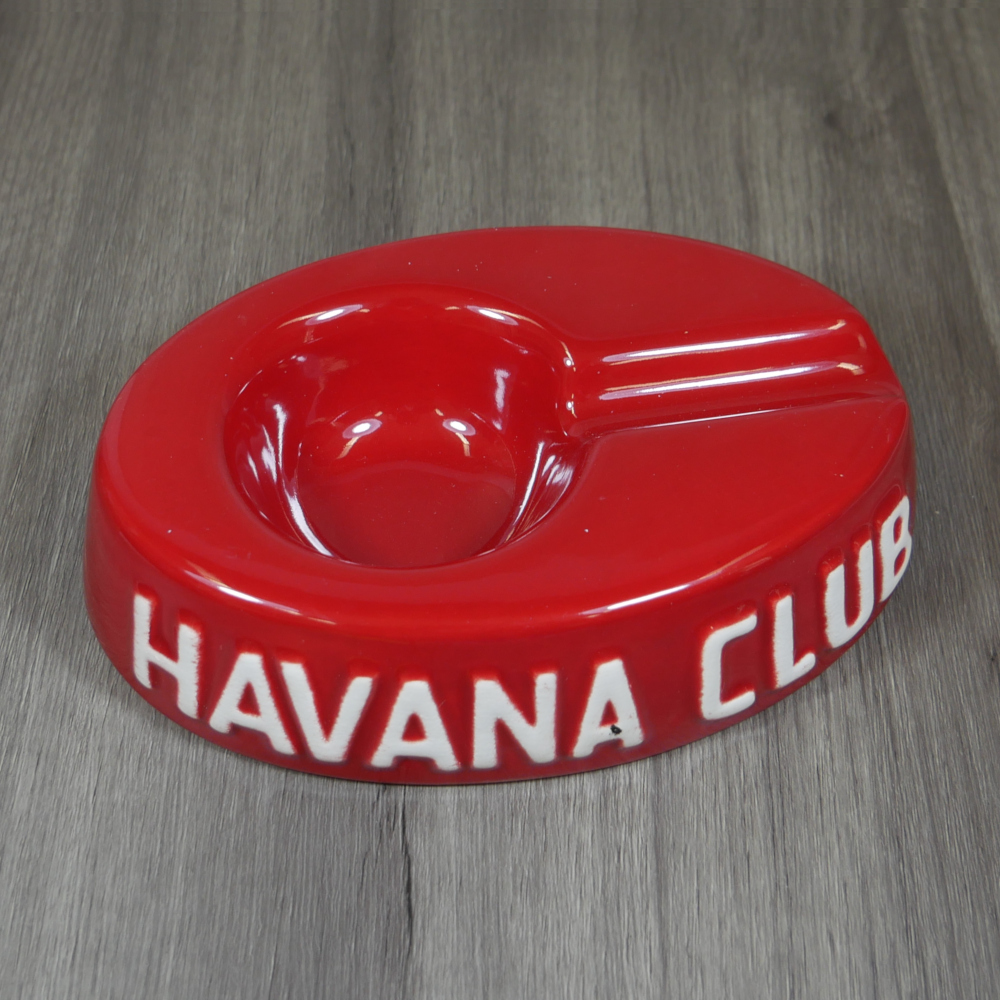 Havana Club Collection Ashtray - Egoista Single Cigar Ashtray - Vermillon Red