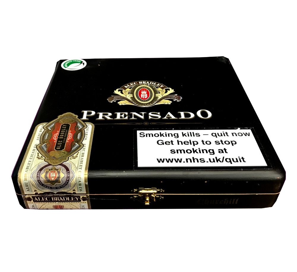 Empty Alec Bradley Prensado Churchill Cigar Box