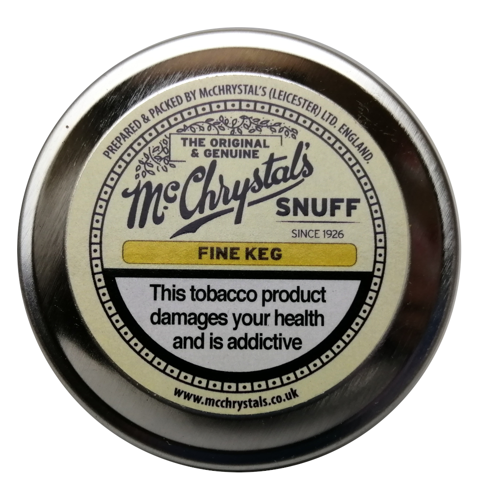 McChrystals Fine Keg (Formerly Hops) Snuff - Large Tin - 8.75g