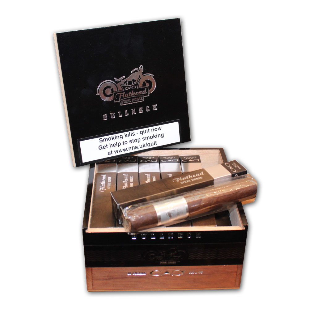 CAO Flathead Steelhorse Bullneck Cigar - Box of 18