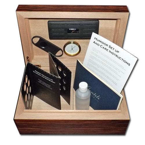 Gentili Classic Palissandro Humidor 35 Cigar Capacity