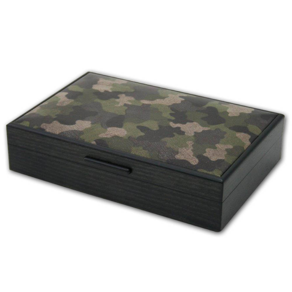 Gentili Travel Cigar Humidor Military Camouflage 20 cigars capacity