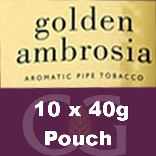 Mac Baren Golden Ambrosia Pipe Tobacco 400g (10 x 40g Pouches)